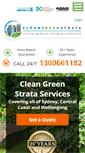 Mobile Screenshot of cleangreenstrata.com.au